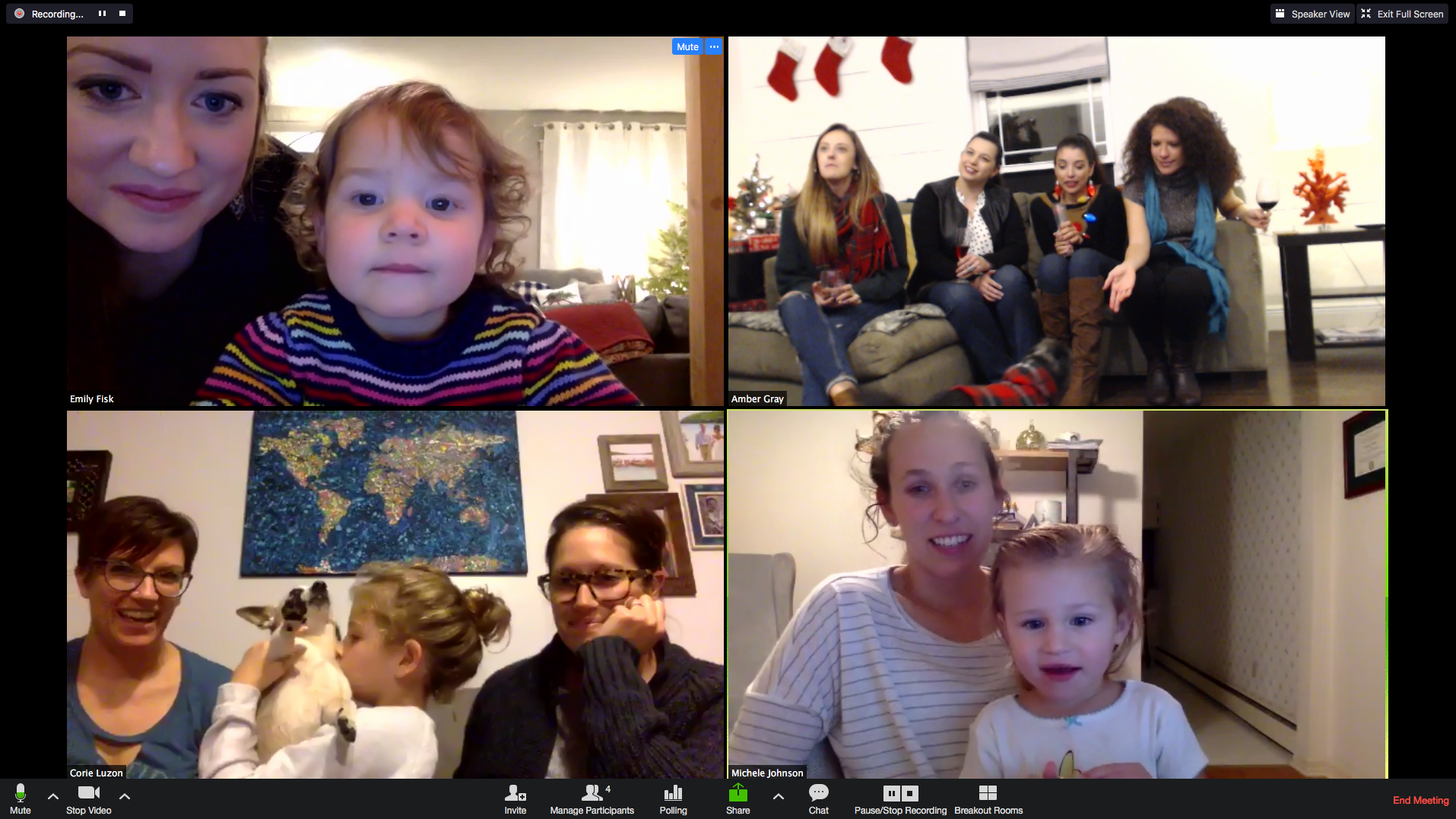 Remote Christmas party virtual assistants